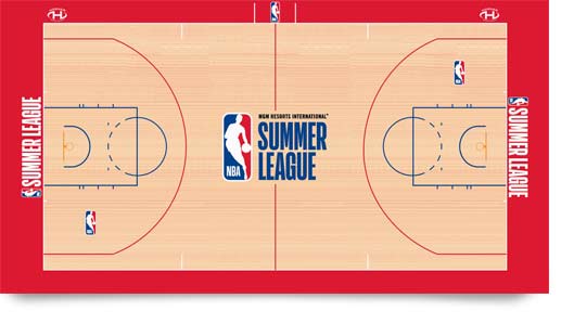 2017 NBA Summer League Court