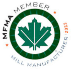 Logo of the Maple Flooring Manufacturer Association consisting of a white outer band, a green band and a green maple leaf.