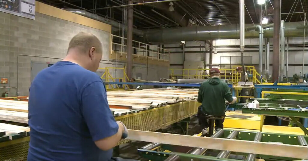 About Us - Horner Sports Flooring workers in plant