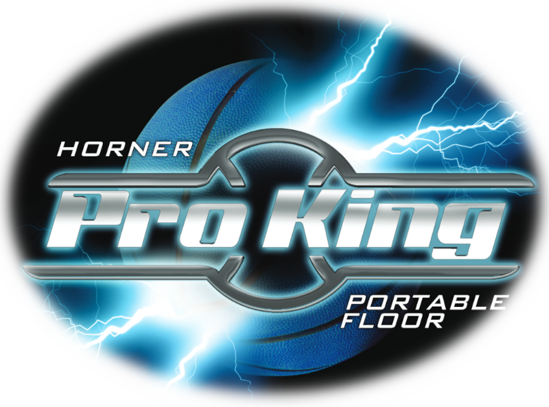 ProKing blue basketball and lightning logo