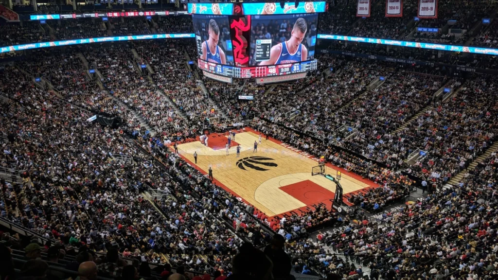 Toronto Raptors ProKing portable basketball floor