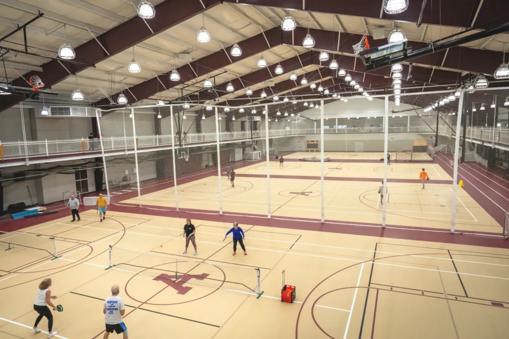 Alma College recreation room - Cushion Court