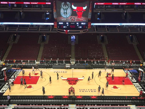 Basketball Floor for Chicago Bulls at United Center