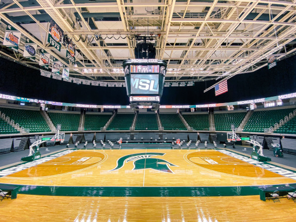 Basketball Floor for MSU