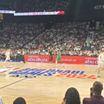 Horner Sports Flooring's ProKing portable at the 2024 NBA Abu Dhabi Games