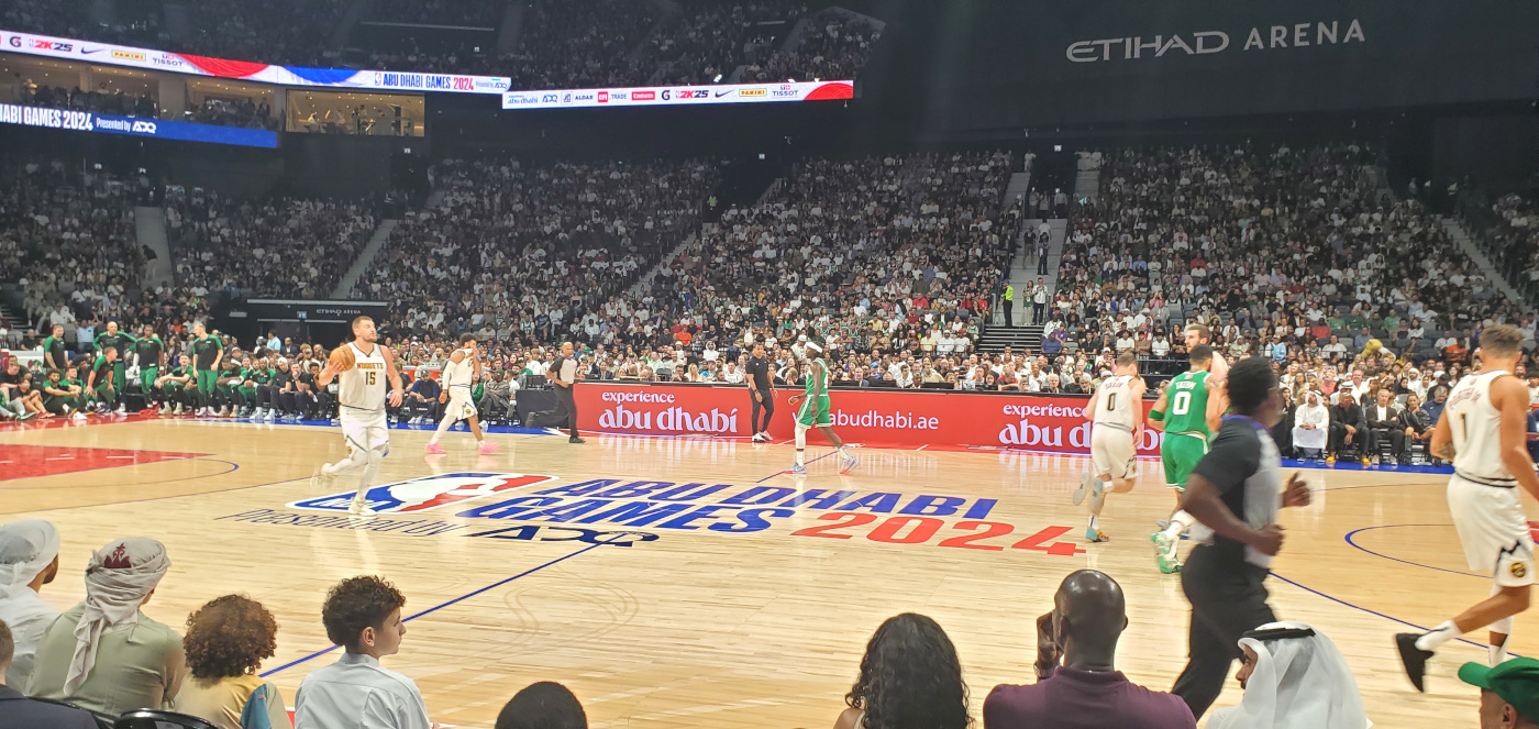 NBA Abu Dhabi Games 2024 Horner Sports Flooring