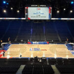 NBA Paris Games 2025 court installed Horner Sports Flooring