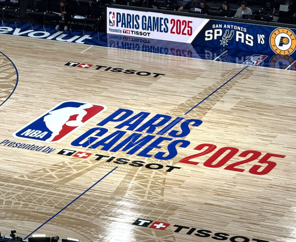 NBA Paris Games 2025 game day Horner Sports Flooring